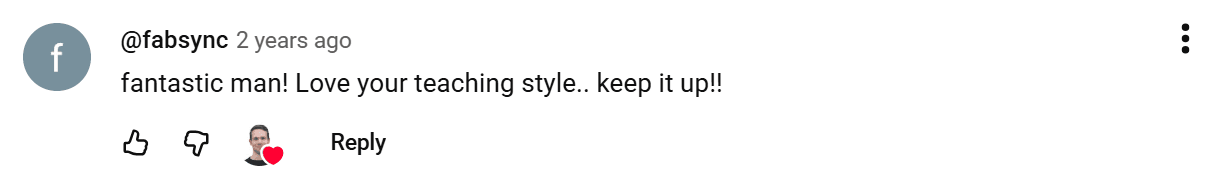 Testimonial screenshot 13