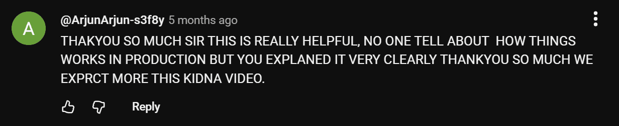 Testimonial screenshot 6